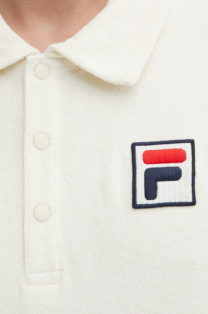 Fila polo bawełniane Liverpool FAM0650 beżowy