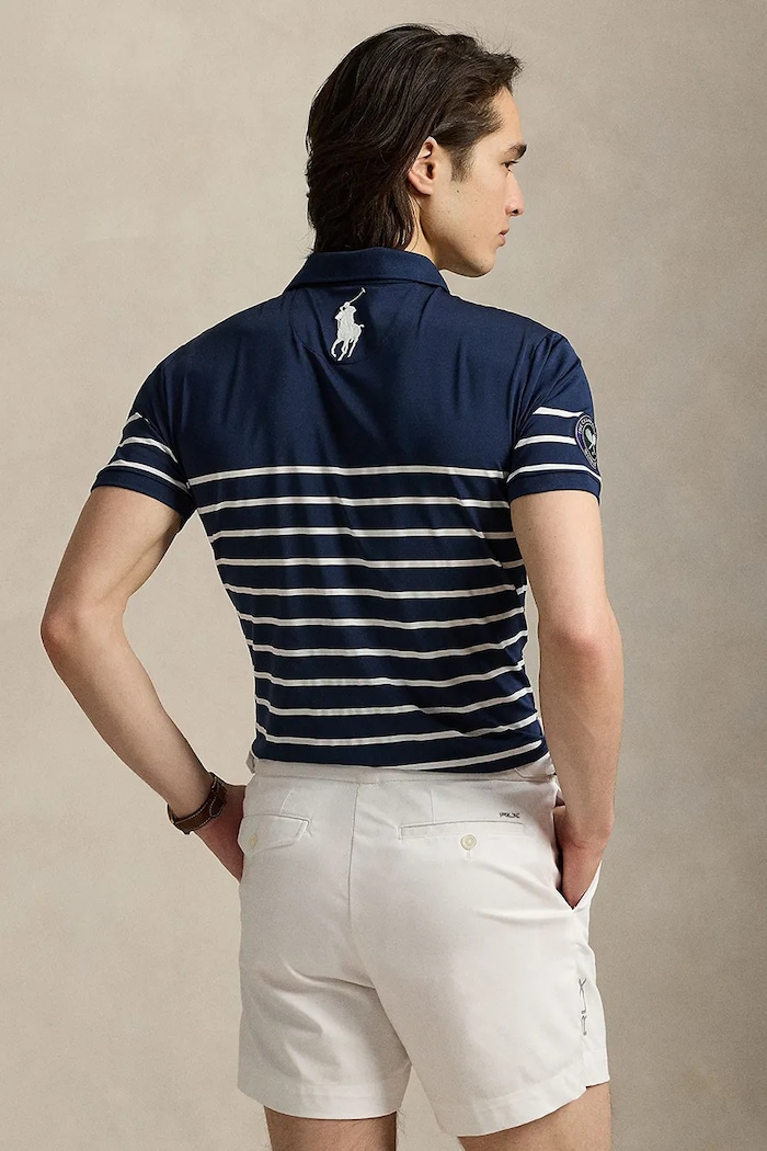Polo Ralph Lauren polo Wimbledon Collection 710950178 granatowy SS24