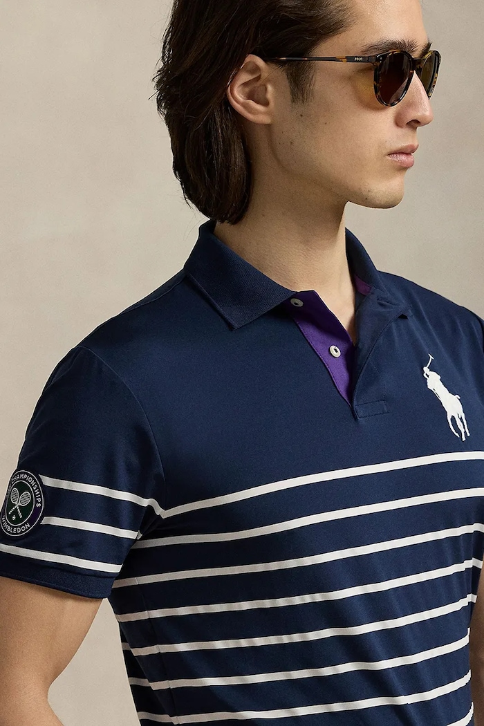 Polo Ralph Lauren polo Wimbledon Collection granatowy 710950178