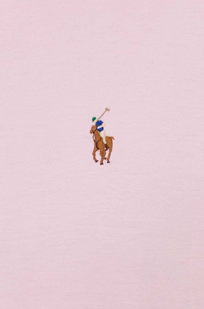 Polo Ralph Lauren πόλο βαμβακερό ανδρικό 710704319 ροζ