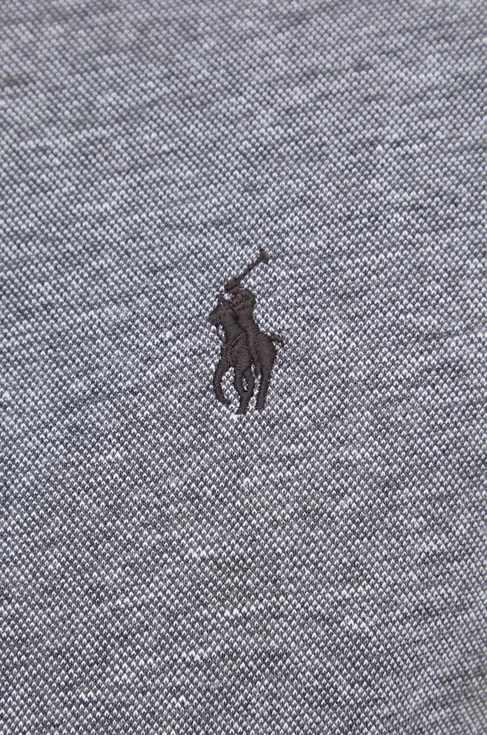 Polo Ralph Lauren póló vászonkeverékből 710933390 szürke