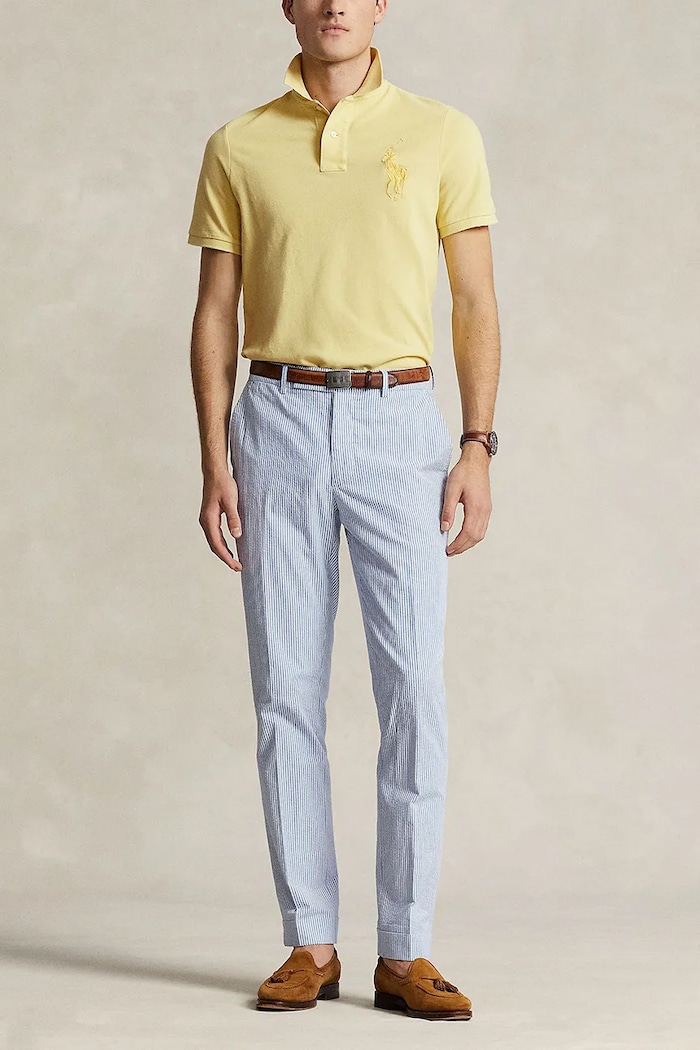 Odzież Polo Ralph Lauren polo bawełniane 710936508 żółty
