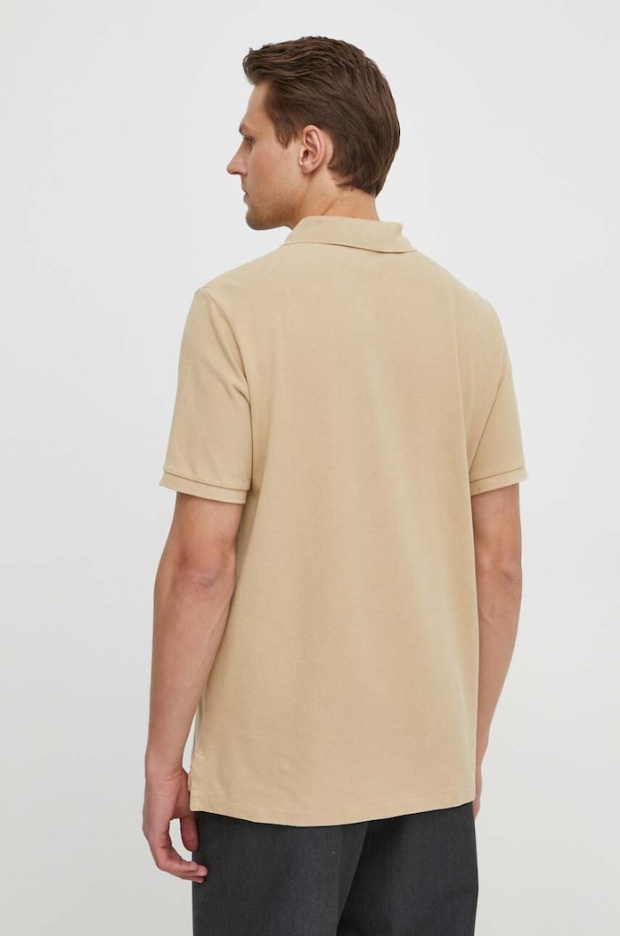 Ρούχα Βαμβακερό μπλουζάκι πόλο Polo Ralph Lauren 710936508 μπεζ