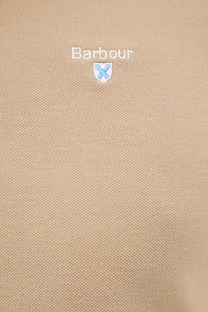 Polo pentru bărbați din bumbac ESSENTIALS Barbour bej MML0358