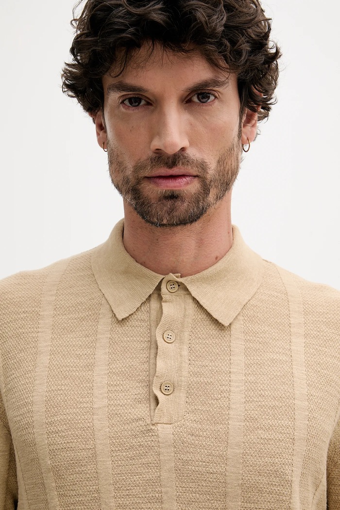 Barbour polo de bumbac bej MML1281