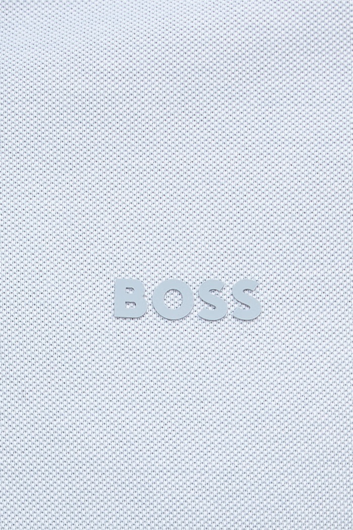BOSS Orange polo tričko pánske bavlnené PeoxfordNew 50507814 modrá
