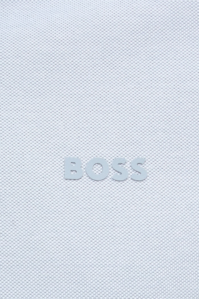 BOSS Orange polo tričko pánske bavlnené PeoxfordNew 50507814 modrá