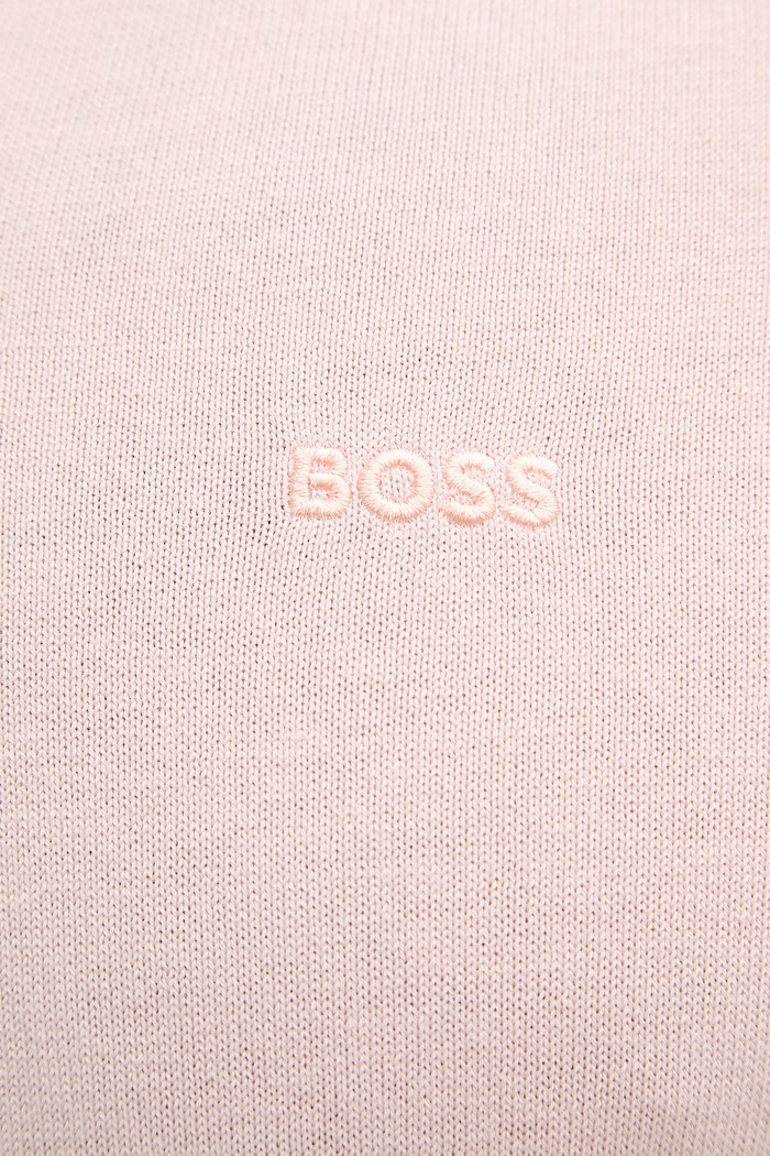 BOSS Orange polo tričko pánske s bavlnou 50514223 ružová