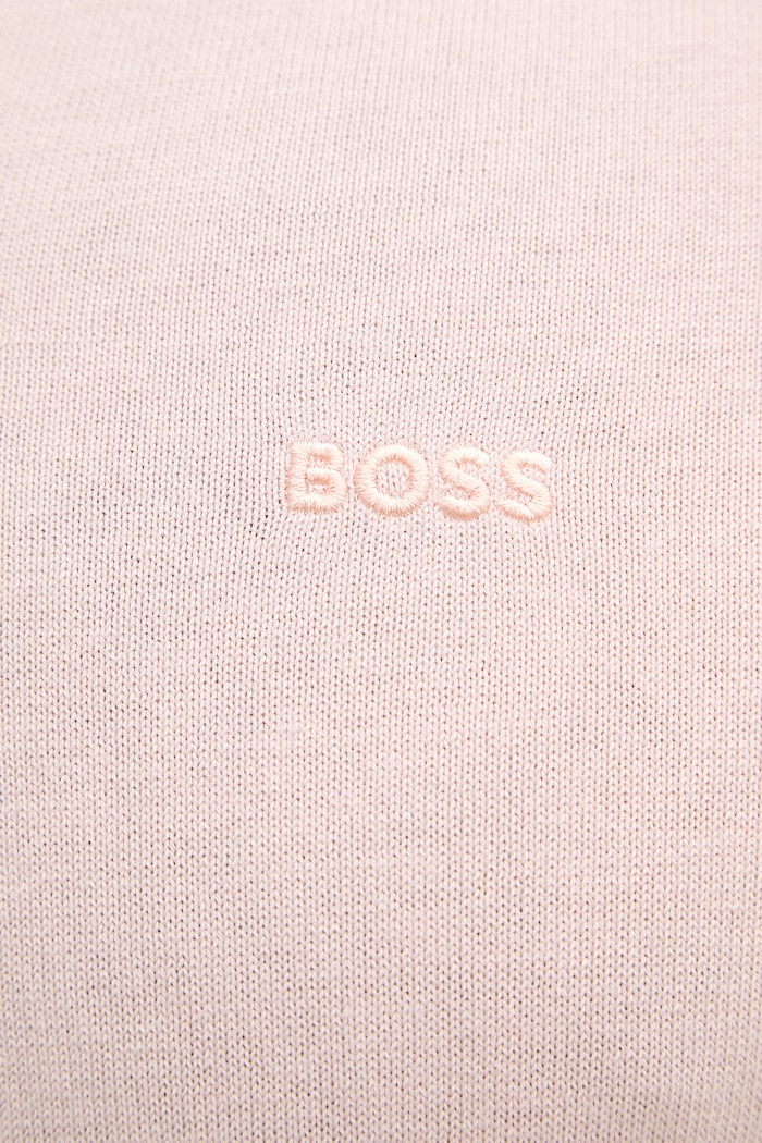 BOSS Orange polo tričko pánske s bavlnou 50514223 ružová