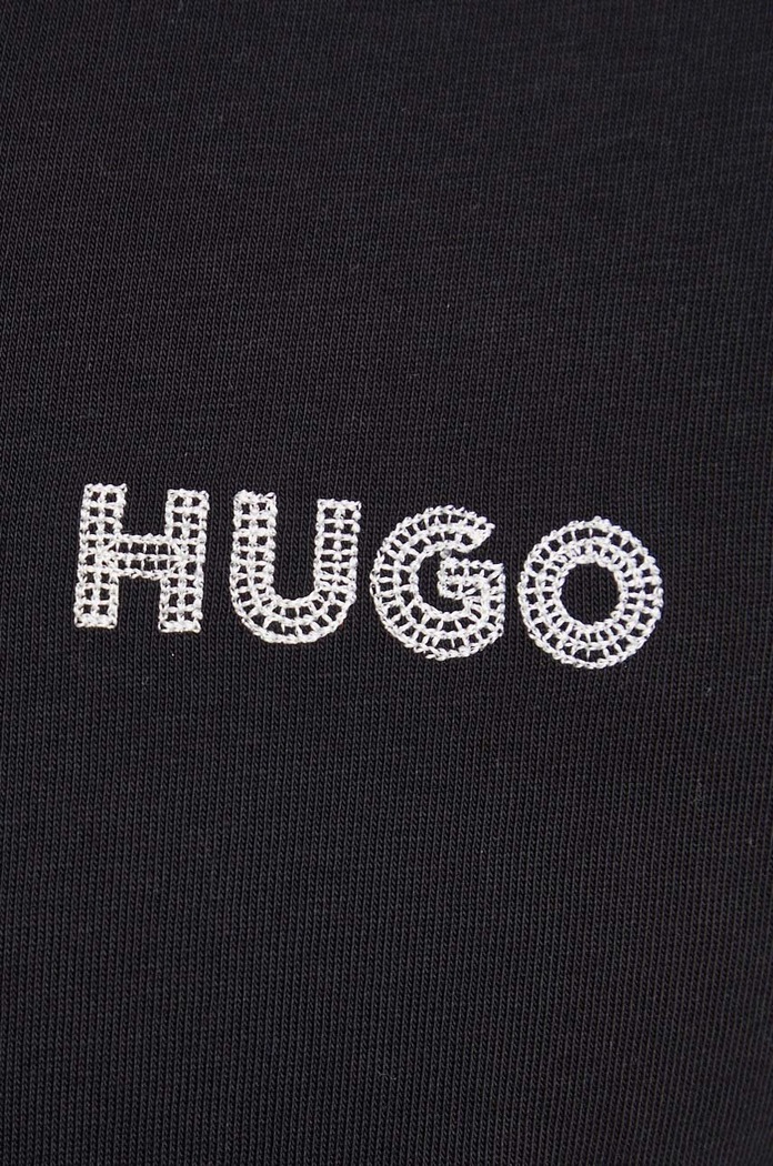 HUGO polo bawełniane czarny 50509960