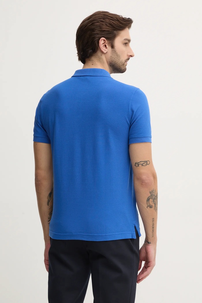 Oblačila Bombažen polo United Colors of Benetton 3089J3179 vijolična