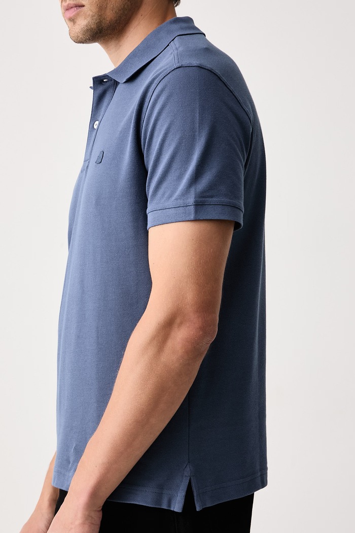 Odzież United Colors of Benetton Polo męskie bawełniane 3089J3179 niebieski