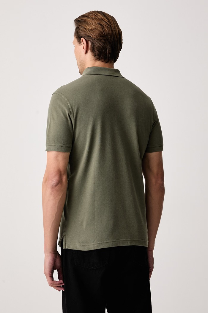 United Colors of Benetton Polo męskie bawełniane 3089J3179 zielony AA00