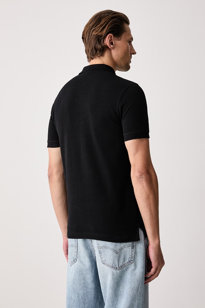 United Colors of Benetton Polo męskie bawełniane 3089J3179 czarny AA00