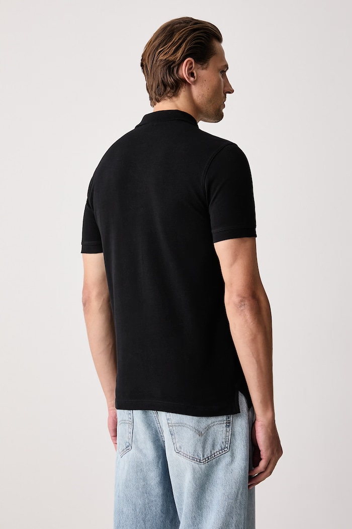 United Colors of Benetton Polo męskie bawełniane 3089J3179 czarny AA00