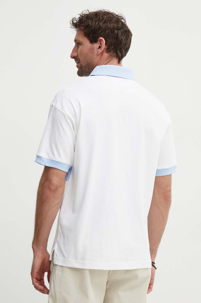 Odzież United Colors of Benetton polo bawełniane 3MCYU301U biały