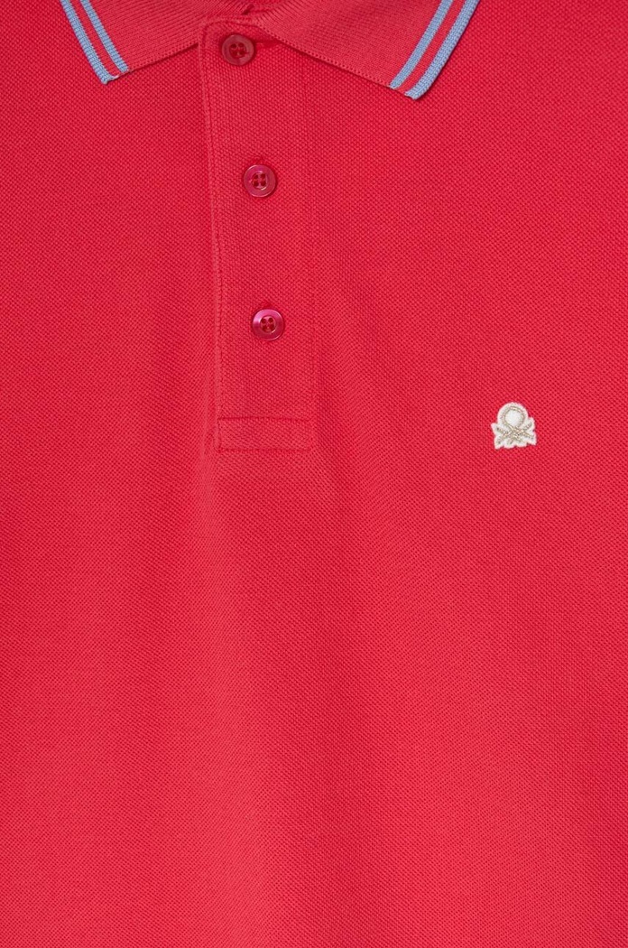 Oblečení Bavlněné polo tričko United Colors of Benetton 3089U301S růžová