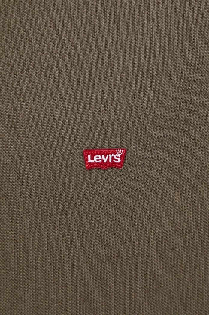 Bavlnené polo tričko Levi's zelená 35883