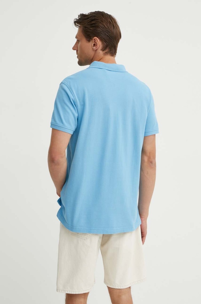 Îmbrăcăminte Levi's polo de bumbac 35883 albastru