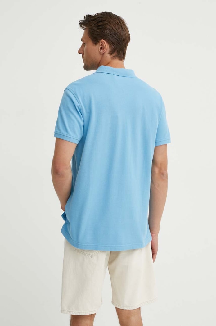 Îmbrăcăminte Levi's polo de bumbac 35883 albastru