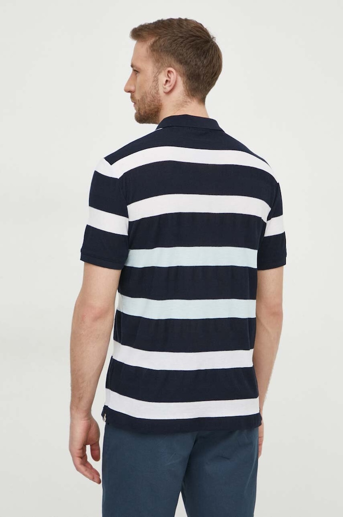 Îmbrăcăminte Liu Jo tricou polo M124P205MULTIPOLO bleumarin