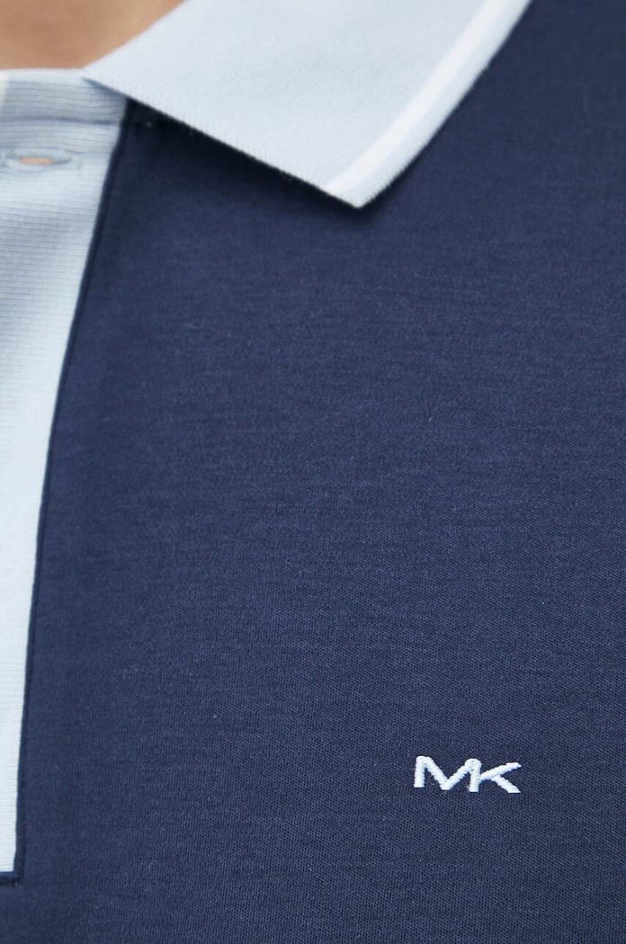 Polo tričko Michael Kors CS451ZVEF5 tmavomodrá