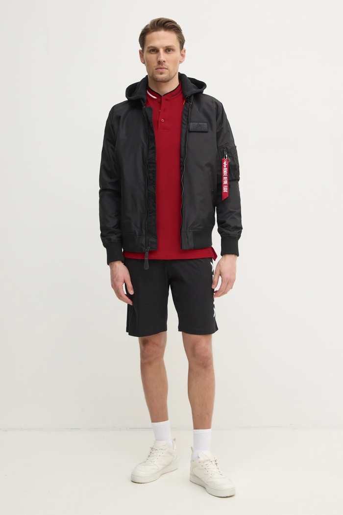 Tommy Hilfiger polo MW0MW34752 czerwony SS25