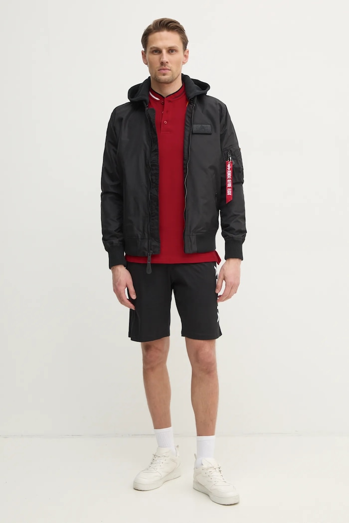 Tommy Hilfiger polo MW0MW34752 czerwony SS25