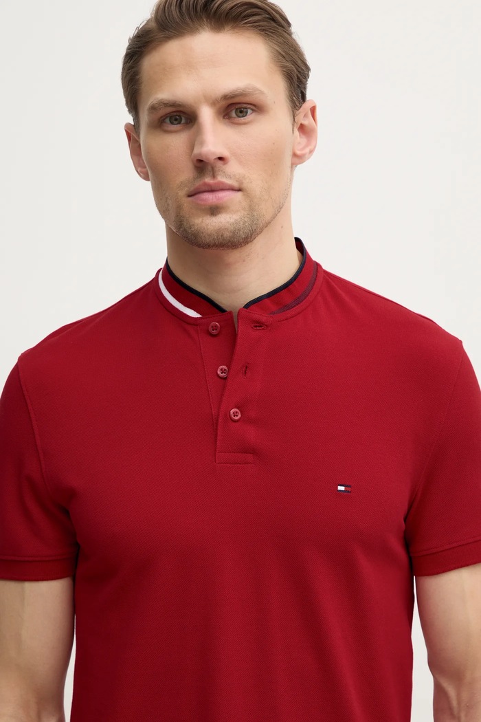 Tommy Hilfiger polo czerwony MW0MW34752