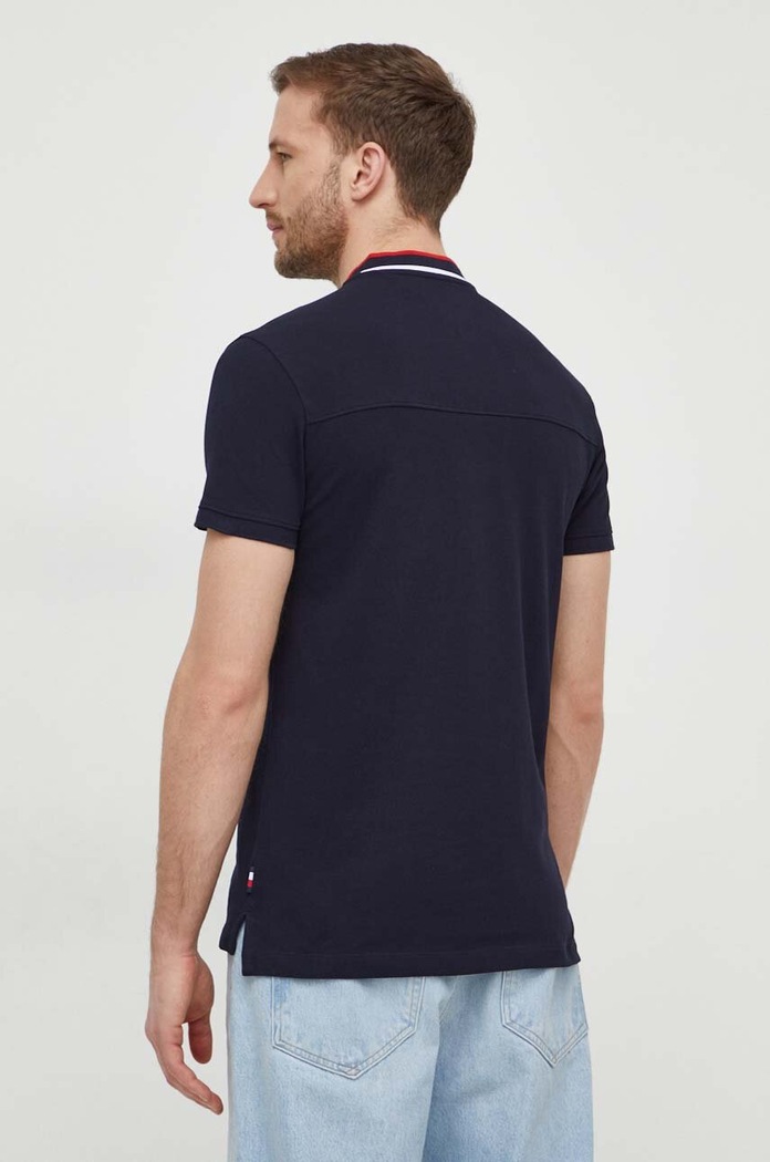 Ρούχα Πόλο Tommy Hilfiger MW0MW34752 σκούρο μπλε