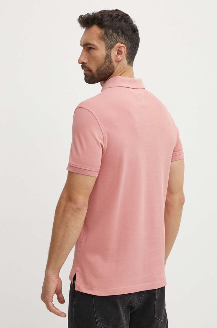Odzież Tommy Hilfiger polo MW0MW34738 różowy
