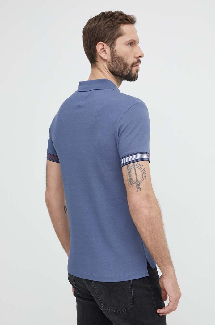Odzież Tommy Hilfiger polo MW0MW34780 niebieski