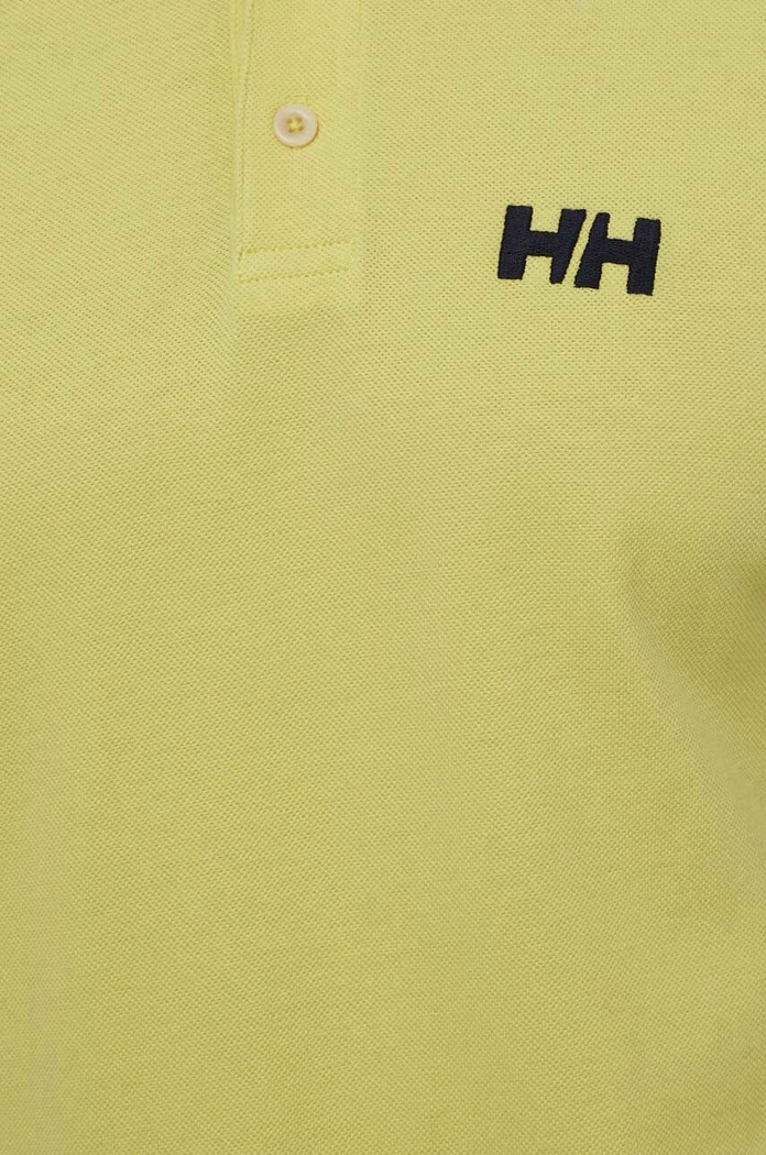 Pamučna polo majica Helly Hansen 34297 zlatna