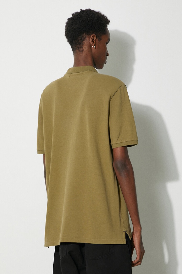 Clothing Woolrich cotton polo shirt Classic American Polo CFWOPO0062MRUT2555 green