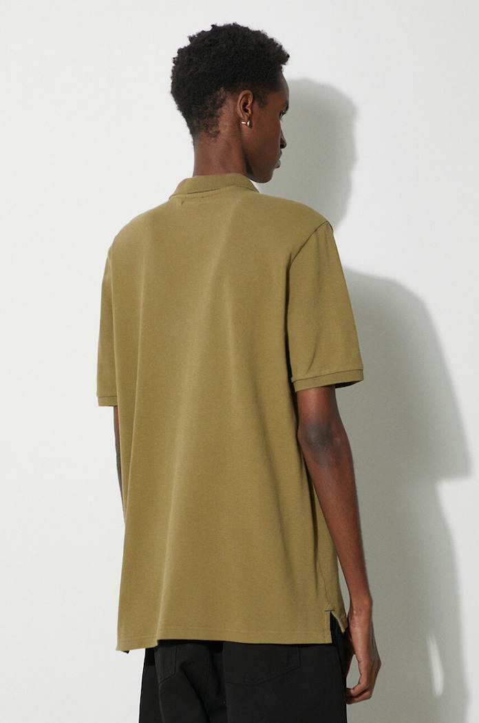 Clothing Woolrich cotton polo shirt Classic American Polo CFWOPO0062MRUT2555 green