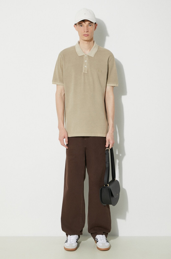 Woolrich polo Mackinack Polo CFWOPO0065MRUT1483 beige SS24