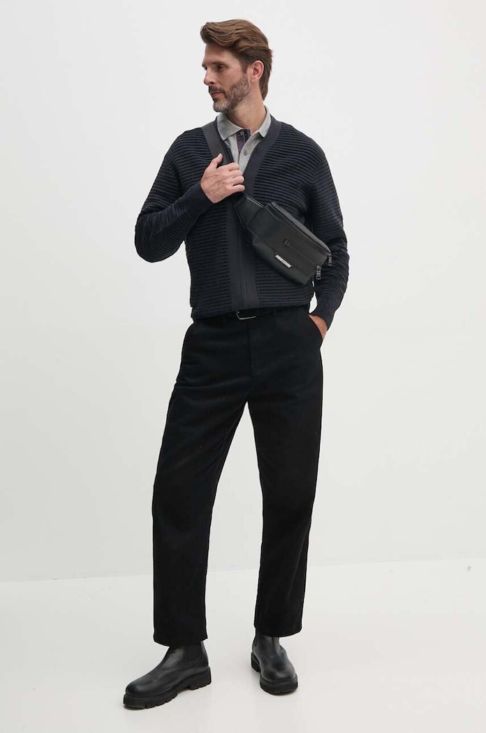 Barbour polo pánské bavlněné MML0012 šedá AA00