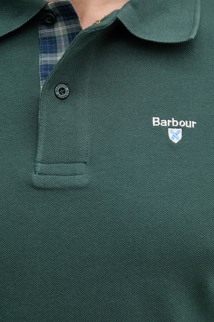 Barbour polo tričko pánske bavlnené MML0012 zelená