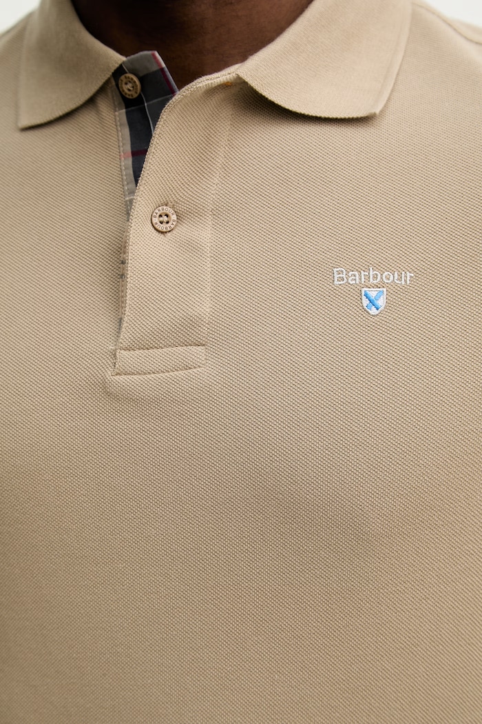 Barbour polo tričko pánske bavlnené MML0012 béžová