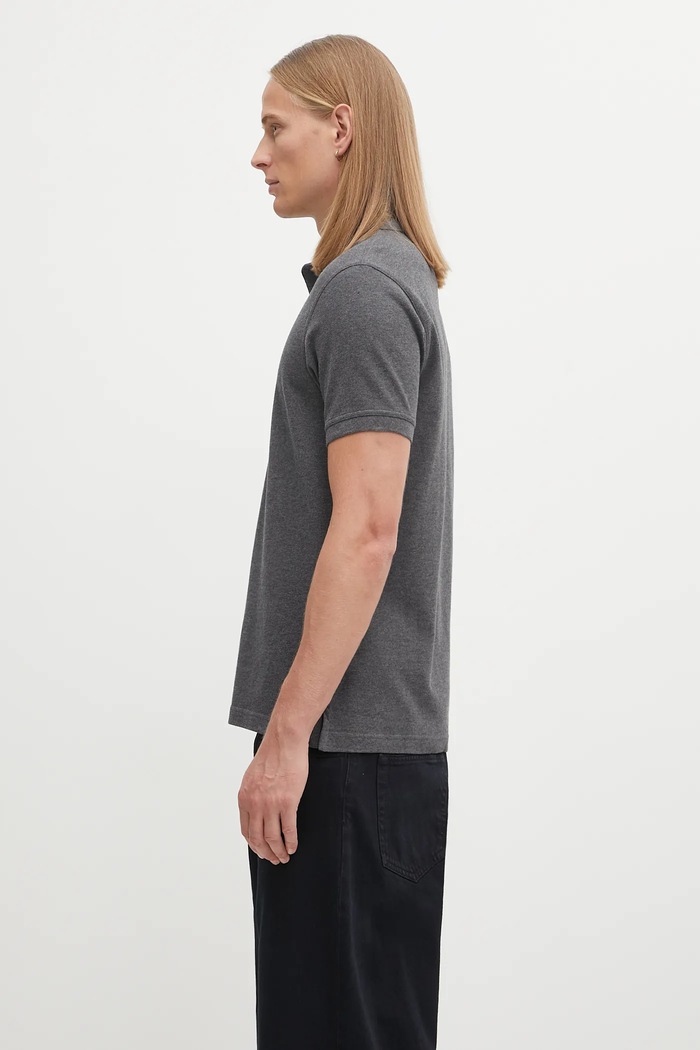 Barbour polo in cotone da uomo MML0012 grigio AA00