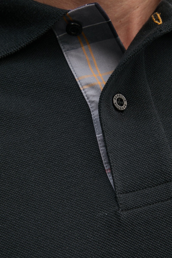 Barbour polo tričko pánske bavlnené MML0012 čierna