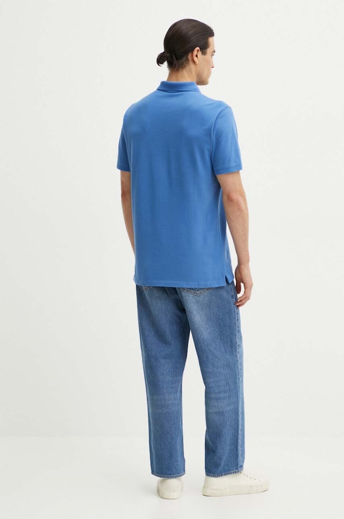 Дрехи Памучна тениска с яка Levi's A4842 син