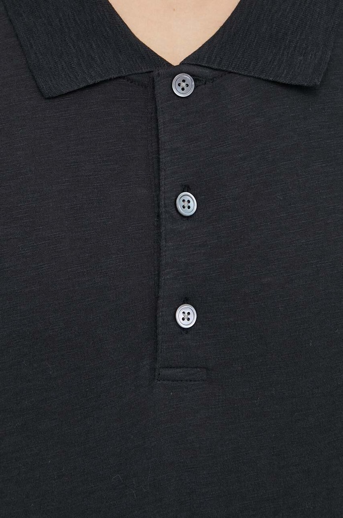 Theory polo de bumbac M0294501 negru
