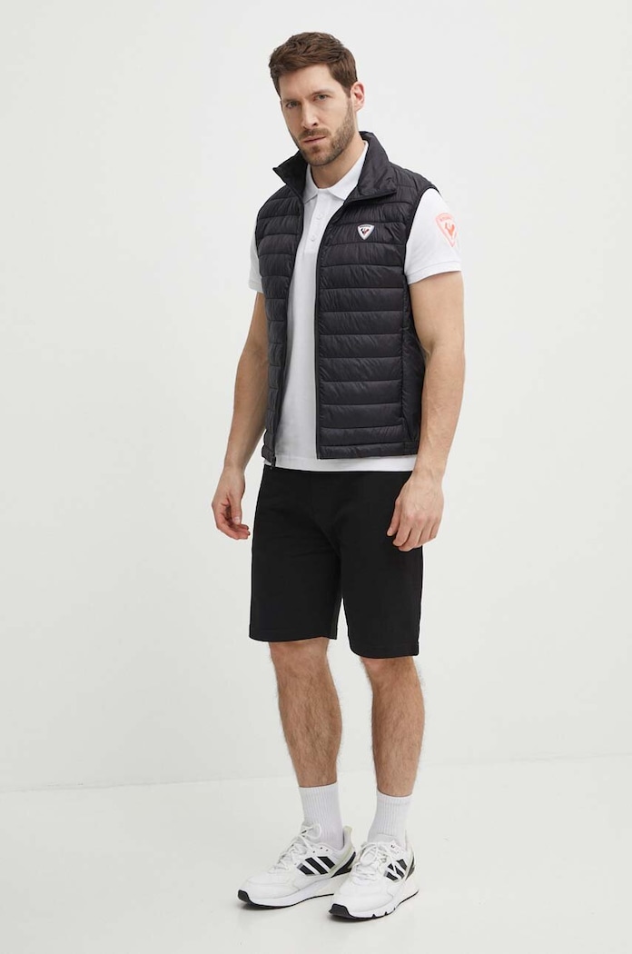 Pamučna polo majica Rossignol HERO RLMMY05 bijela SS24