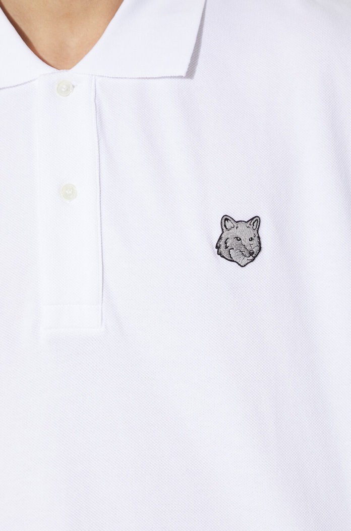 Maison Kitsuné cotton polo shirt Bold Fox Head Patch Comfort Polo MM00207KJ7010