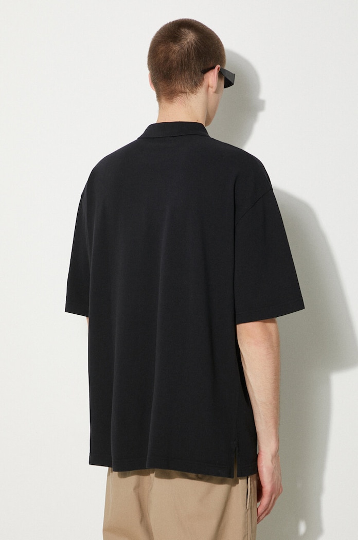Clothing Maison Kitsuné cotton polo shirt Bold Fox Head Patch Oversize Polo MM00202KJ7010 black