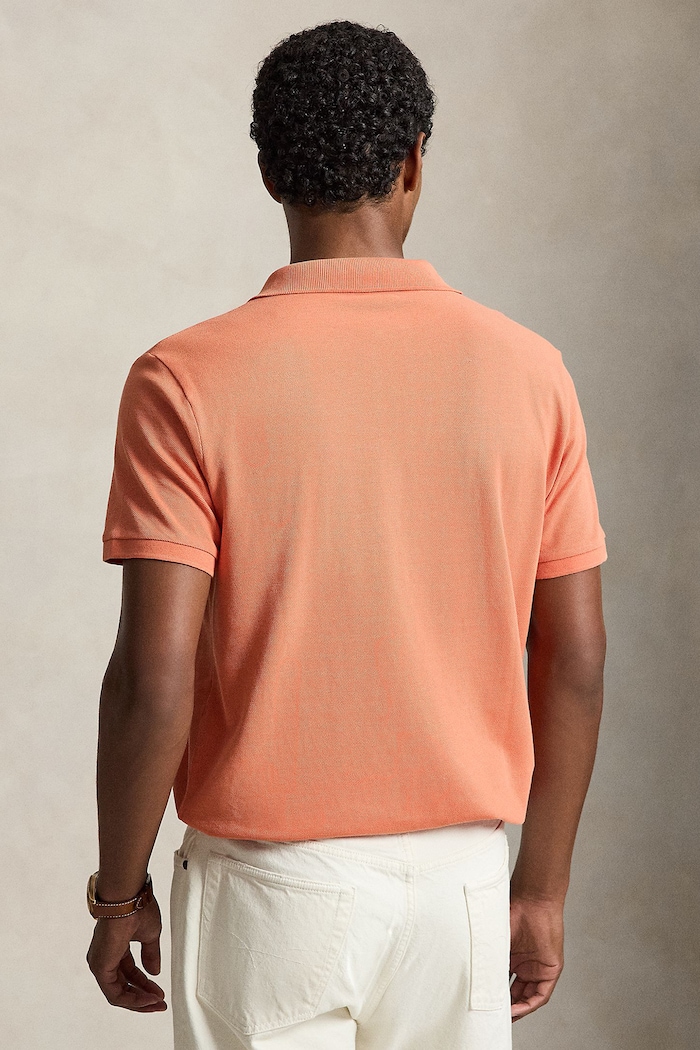 Polo Ralph Lauren Polo męskie bawełniane 710680784 pomarańczowy SS26