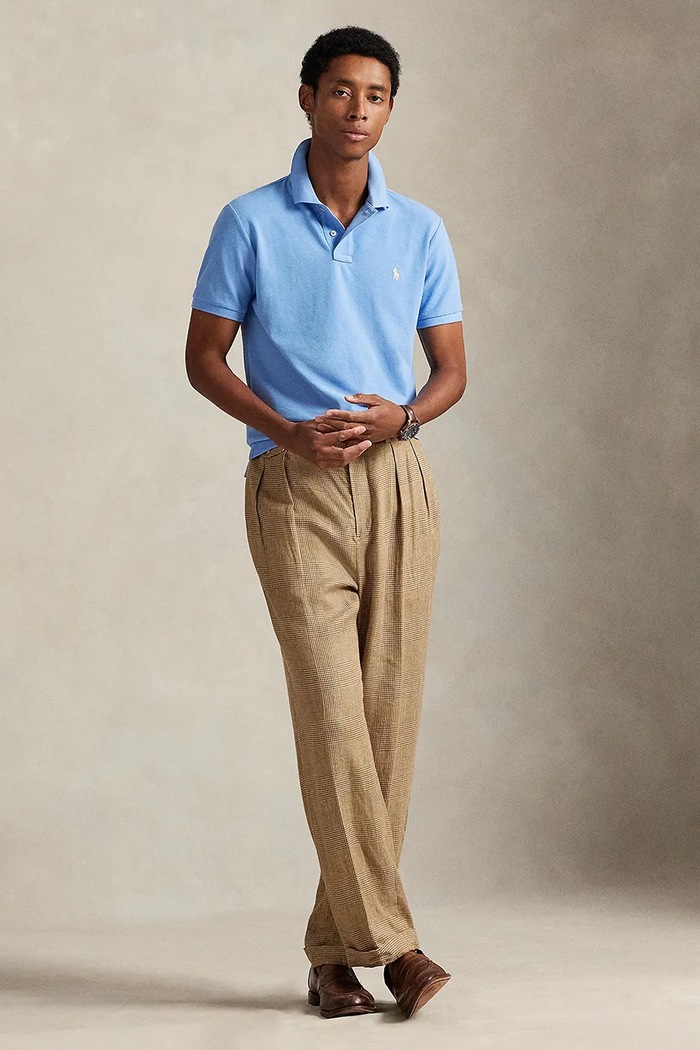 Polo Ralph Lauren Πόλο βαμβακερό Ανδρικό 710680784 μπλε