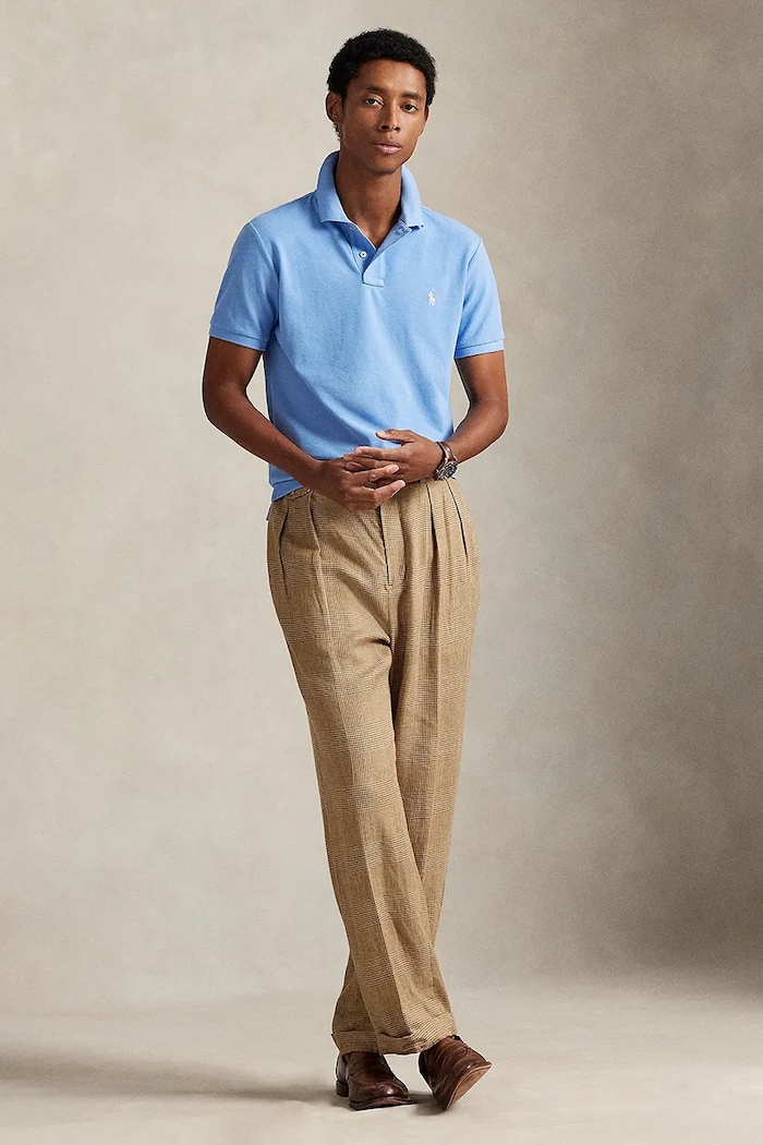 Polo Ralph Lauren Πόλο βαμβακερό Ανδρικό 710680784 μπλε