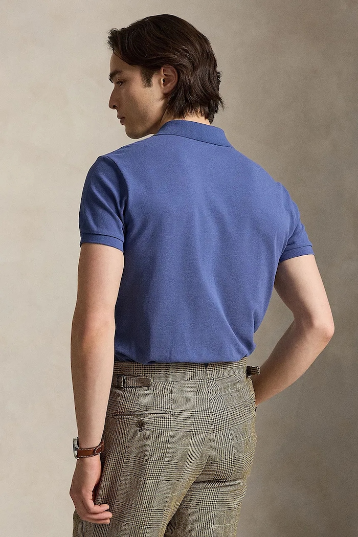 Polo Ralph Lauren polo majica moška bombažna 710680784 modra SS26